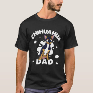 Chihuahua Dad Mens Cute Chihuahua Dog Breed Owners T-Shirt
