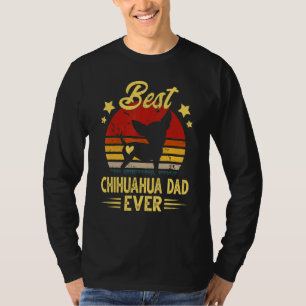 Chihuahua Dad Vintage Chihuahua Dog Owner T-Shirt