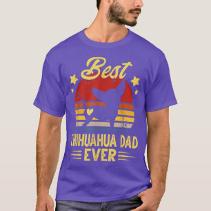 Chihuahua Dad Vintage Funny Chihuahua Dog Owner T-Shirt