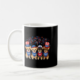 Chihuahua Dog 250 Years Aamerican 1776 2026 4th Coffee Mug