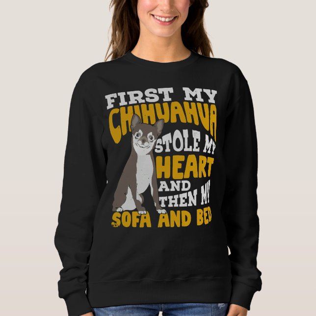Chihuahua Dog Animal Sweatshirt (Front)