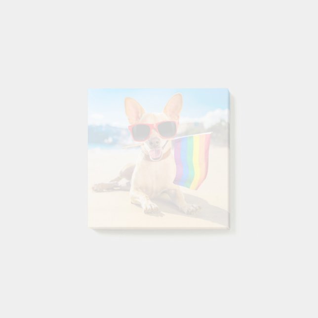 Chihuahua Dog  at the Beach Post-it Notes (Front)
