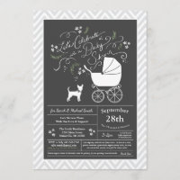 Chihuahua Dog Baby Shower Gender Neutral