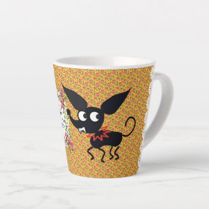  CHIHUAHUA DOG CARAMBA MEXICAN CARTOON Latte Mug