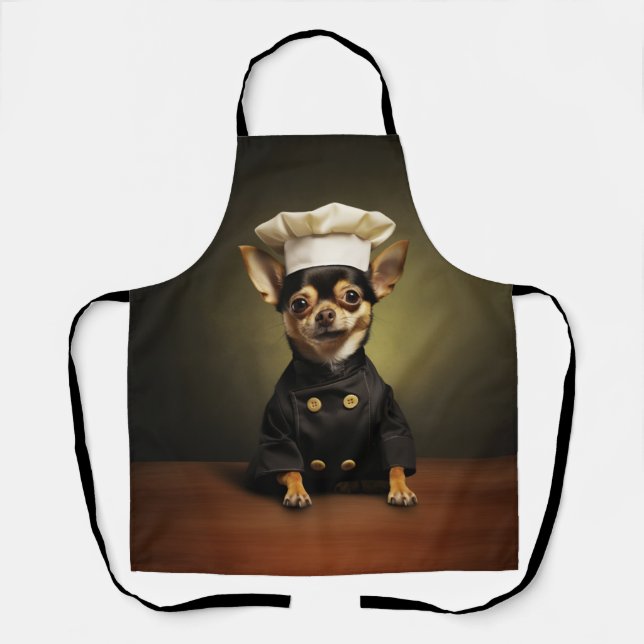 Chihuahua Dog Chef Apron (Front)
