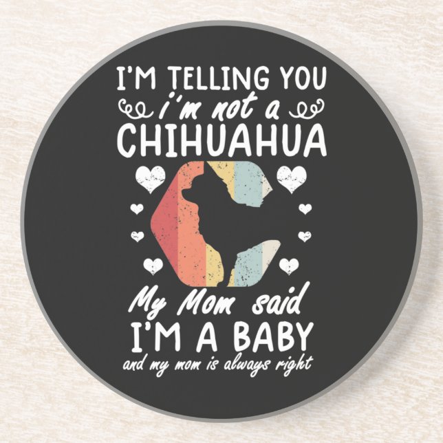 Chihuahua dog coaster (Front)