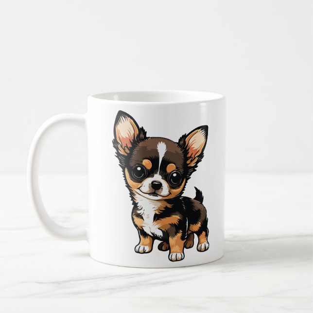 Chihuahua Dog  Coffee Mug (Left)