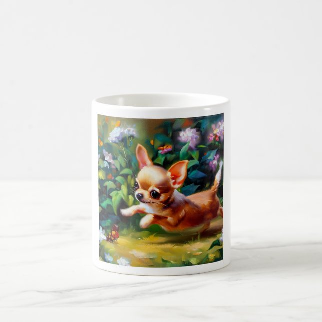 Chihuahua Dog Coffee Mug (Center)