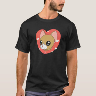 Chihuahua Dog Cool Doggie Paw Puppy Retro Fan Love T-Shirt