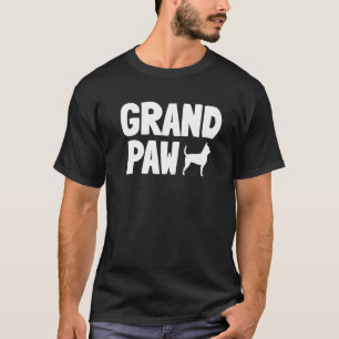 Chihuahua Dog Dad Grand Paw Grandpa Family T-Shirt