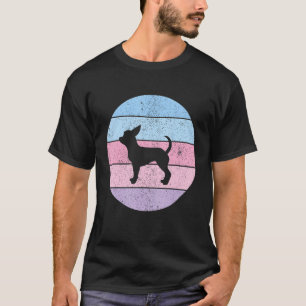 Chihuahua Dog Dad Mom Vintage Retro T-Shirt
