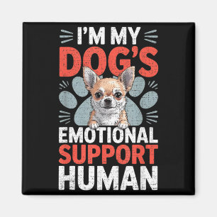 Chihuahua Dog Emotional Suprt Human Magnet