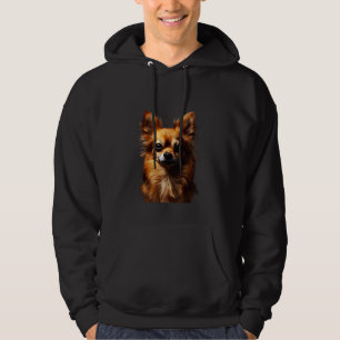 Chihuahua Dog Face I Dog Chihuahua Costume Hoodie