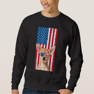 Chihuahua Dog For Men Boys Brown Chiwawa America Sweatshirt