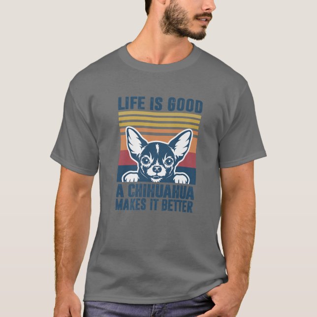 Chihuahua Dog Gifts For Men Women Chihuahua Lovers T-Shirt (Front)