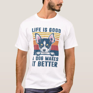 Chihuahua Dog Gifts Funny Chihuahua Dog Dad Mum Me T-Shirt