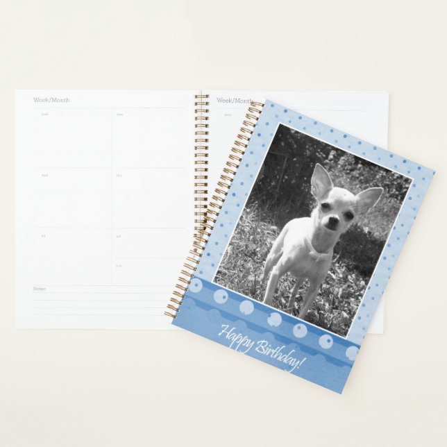 Chihuahua Dog Happy Birthday Planner (Display)
