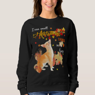 Chihuahua Dog I Can Smell Autumn Dancing In The Br Sweatshirt