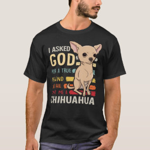 Chihuahua Dog Mum Dad Cute Funny T-Shirt