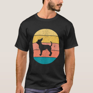 Chihuahua Dog Mum Dad Vintage Retro T-Shirt