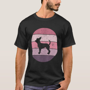Chihuahua Dog Mum Dad Vintage Retro T-Shirt