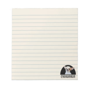 Chihuahua  dog notepad