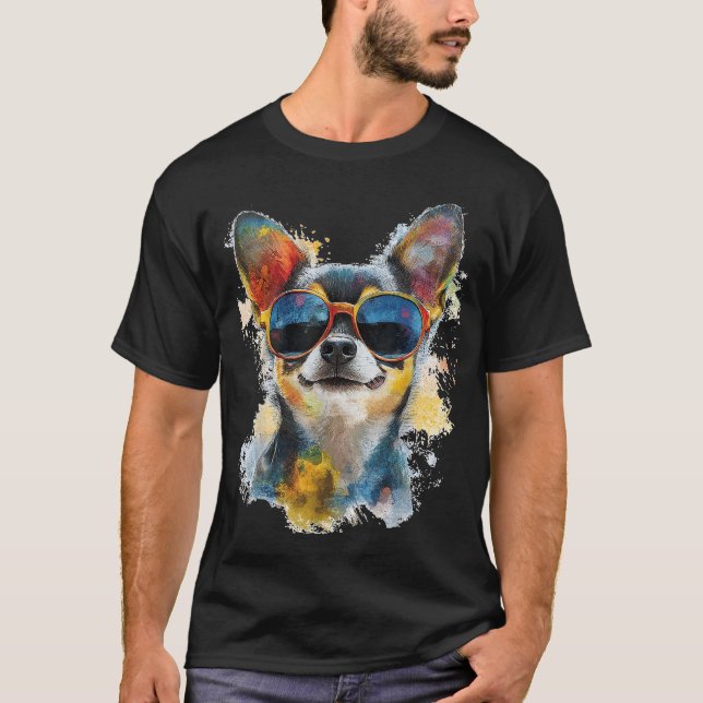 Chihuahua Dog Pet T-Shirt (Front)