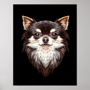 Chihuahua Dog Portrait_Dog Lover Poster