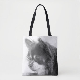 Chihuahua Dog Portrait Tote Bag