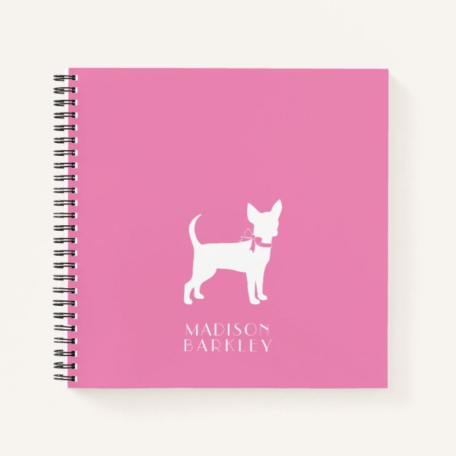 Chihuahua Dog Puppy Notebook (Front)