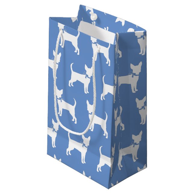 Chihuahua Dog Puppy Small Gift Bag (Front Angled)
