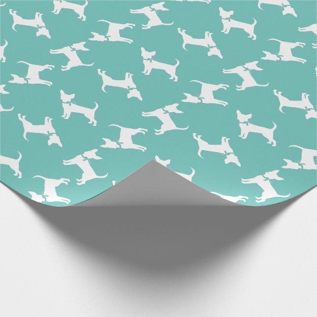 Chihuahua Dog Puppy Wrapping Paper (Corner)