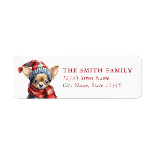 Chihuahua Dog Return Address Labels