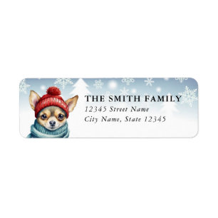 Chihuahua Dog Return Address Labels