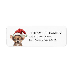 Chihuahua Dog Return Address Labels