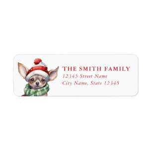 Chihuahua Dog Return Address Labels