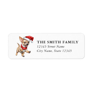 Chihuahua Dog Return Address Labels