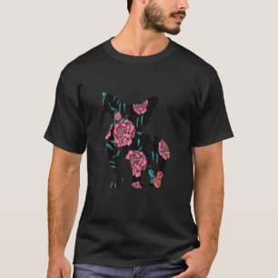 Chihuahua Dog Roses Lover Flower Floral Chi Dog Ow T-Shirt