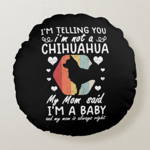 Chihuahua dog round cushion