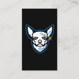 Chihuahua Dog - Tattooed Small Dog for Doggy Lover Business Card