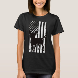 Chihuahua Dog Usa Flag T-Shirt