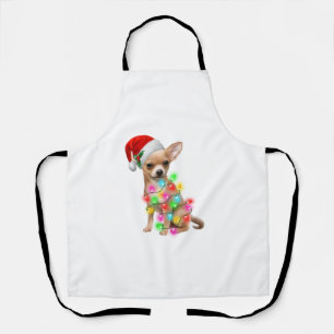 Chihuahua Dogs Tree Christmas Sweater Xmas Gifts P Apron