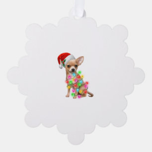 Chihuahua Dogs Tree Christmas Sweater Xmas Gifts P Decoration Card