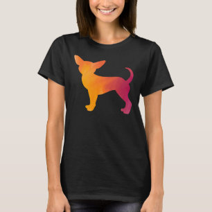 Chihuahua Dogs Watercolor For Ladies Chiwawa T-Shirt
