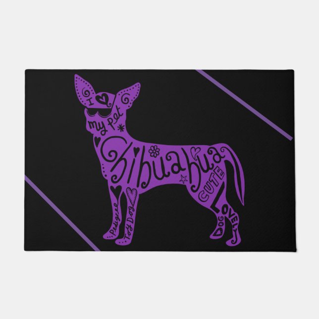 "CHIHUAHUA" DOOR MAT! DOORMAT (Front)