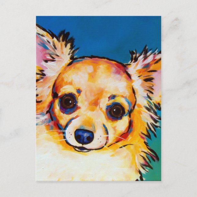 Chihuahua Fawn LC Postcard (Front)