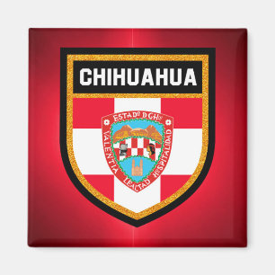 Chihuahua Flag Magnet