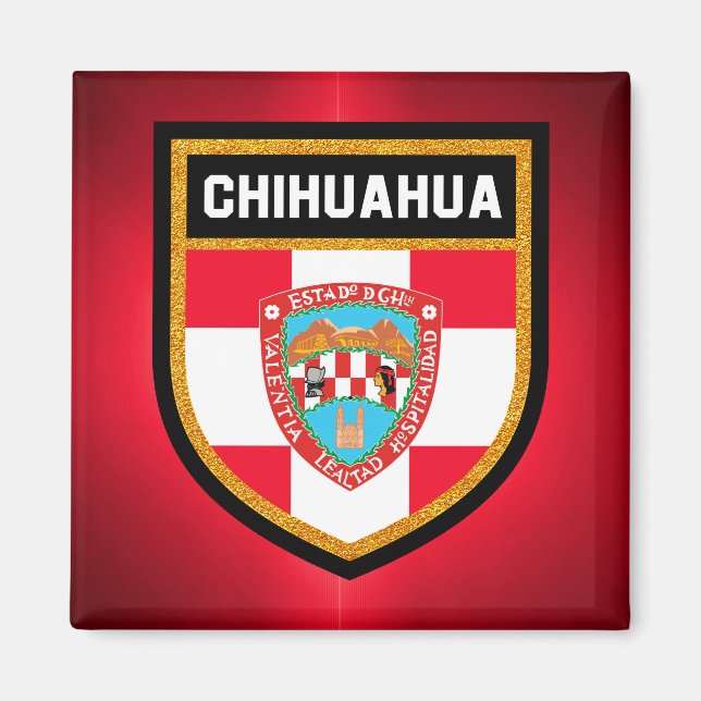 Chihuahua Flag Magnet (Front)
