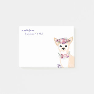 Chihuahua Flower Power Notes
