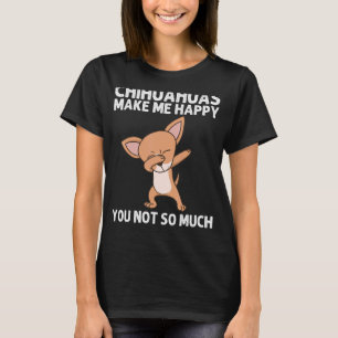 Chihuahua For Men Women Dabbing Puppy Pet T-Shirt